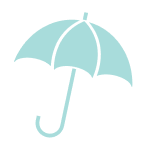 Icône : parapluie