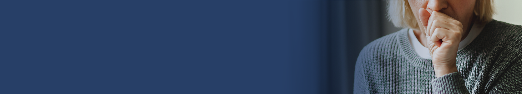 Hero banner image of Patient coughing 